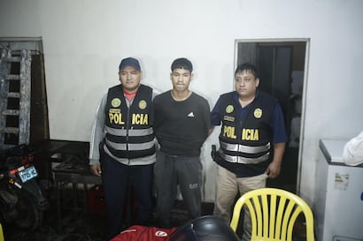 Policía detiene en el Rímac a cuatro presuntos extorsionadores, entre ellos un menor de edad