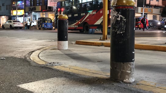 Bolardo retirado