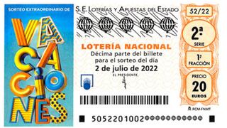 Lotería Nacional: comprueba los décimos del Sorteo Extraordinario de Vacaciones del sábado 2 de julio