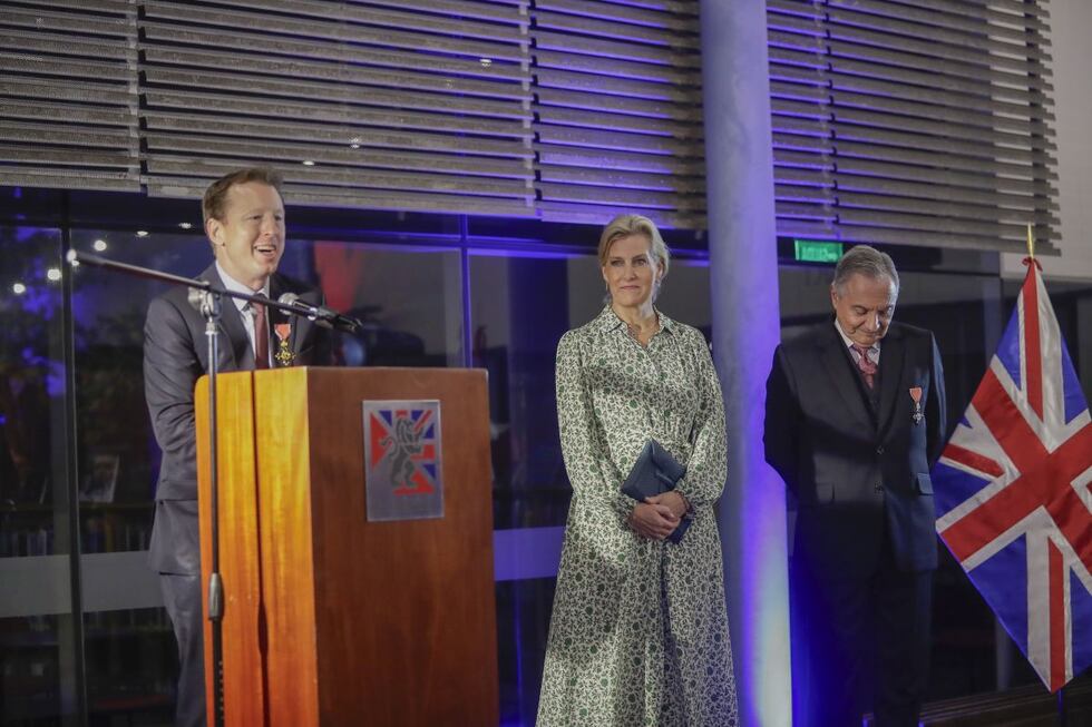 lima 13 de noviembre del 2025
Sofía de Edimburgo se encuentra de visita en Lima. la recepción en su honor que se realizo en la estación cultural del Británico en Miraflores