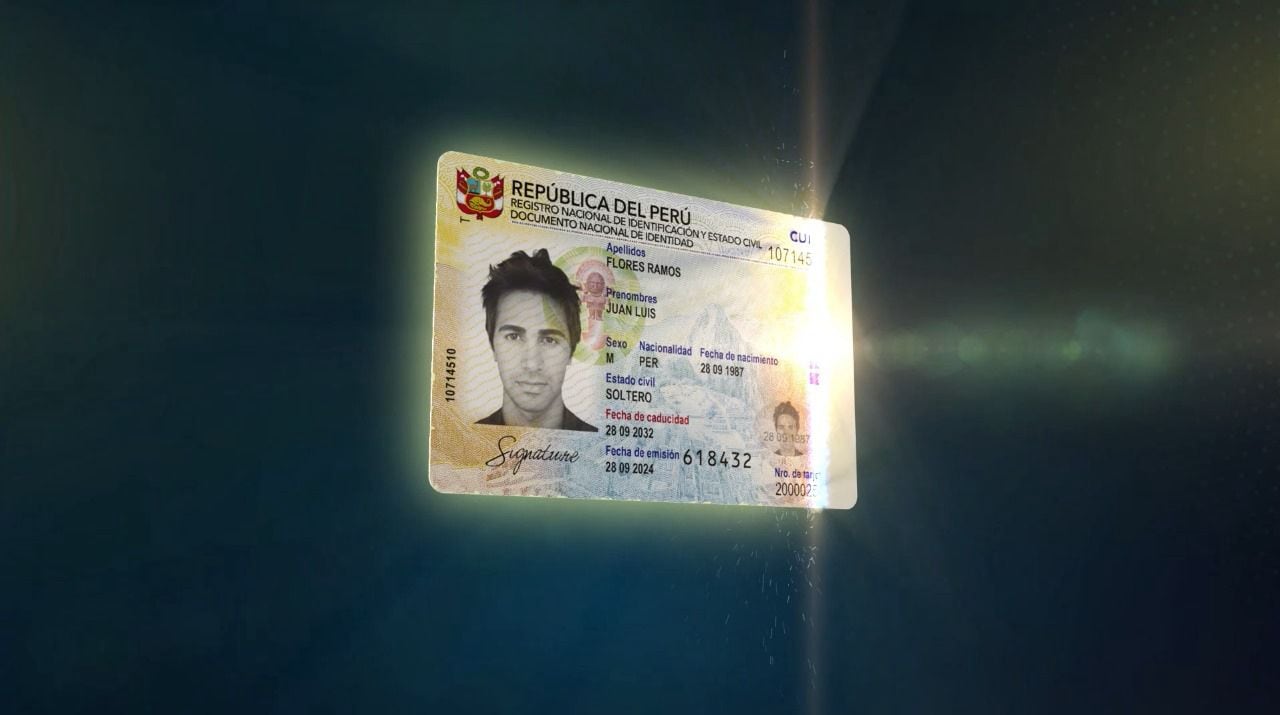 Este nuevo DNI Electrónico 3.0 tiene una serie de características de seguridad, que lo convierten en uno de los más seguros de la región. Foto: Reniec.