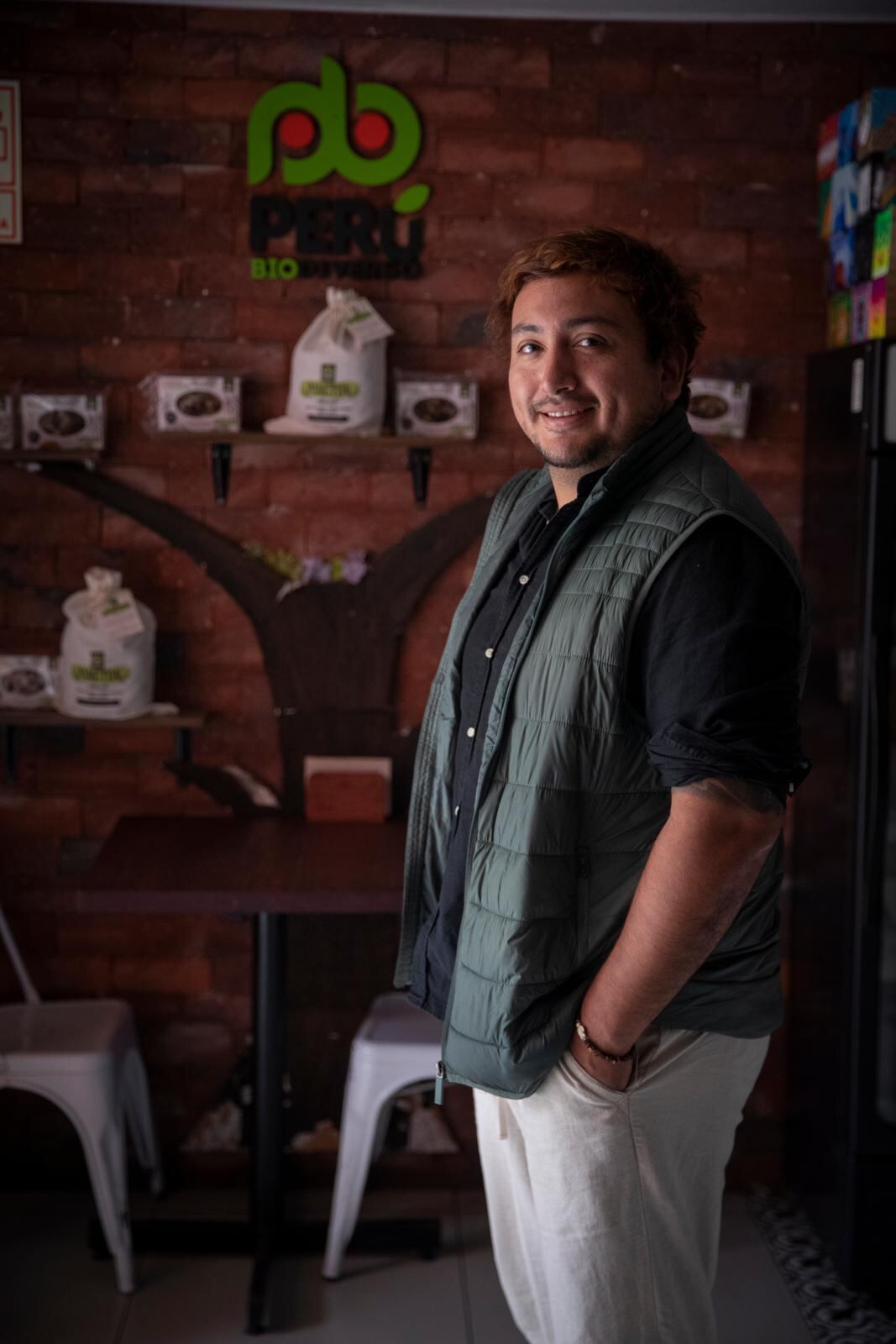 Hans Heinz, general manager de Come con Causa y presidente ejecutivo de la ONG Tejiendo Sonrisas.