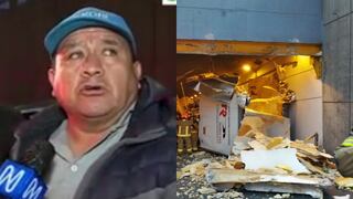 “No me percaté de la altura”: camión frigorífico queda destrozado tras chocar en bypass del óvalo Higuereta