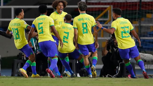 Los tres goles de Brasil sobre Argentina por el Sudamericano Sub 20 | VIDEO