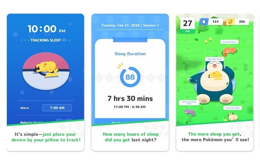 Pokémon Sleep ya está disponible para dispositivos iOS y Android.