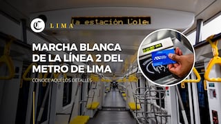 Línea 2 del Metro de Lima: ¿cómo acceder a los viajes gratuitos durante la marcha blanca?