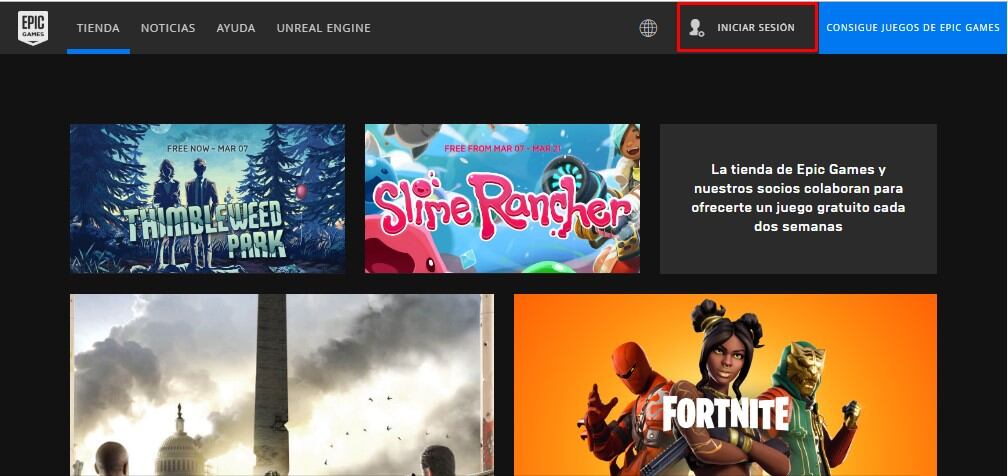 Epic Games Store, así crearás tu cuenta (Foto: Comocrearcuenta)