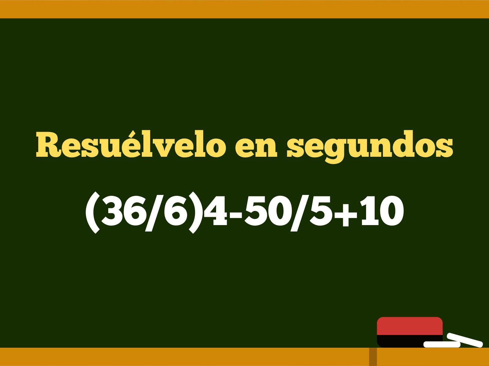 Reto matemático: ¿Tu cerebro será capaz de resolver correctamente este problema? (Creación: Mag)