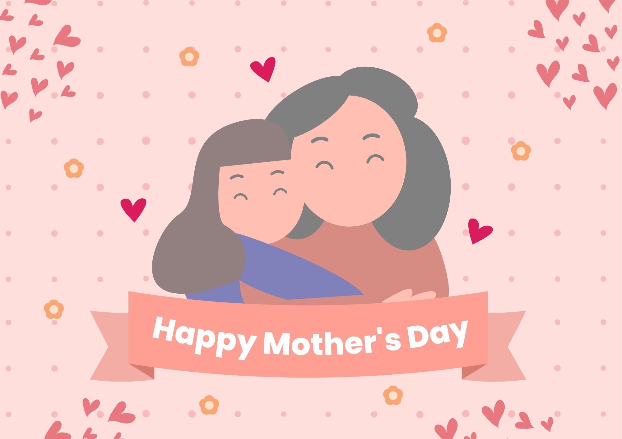 Estas son tarjetas por el Día de la Madre. Foto: Canva