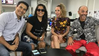 Katia, Saskia, Armando y Lelé en divertida entrevista en vivo