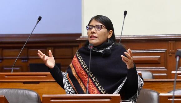 Margot Palacios era vocera de Perú Libre cuando presentó su renuncia al partido. (Foto: Congreso)