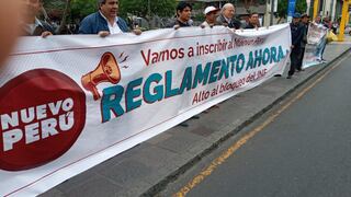 Nuevo Perú exige al JNE reglamento para la inscripción de partidos políticos