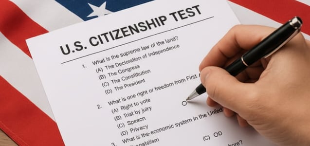 Examen de ciudadanía EE.UU. 2025: una de las preguntas más difíciles y su respuesta explicada