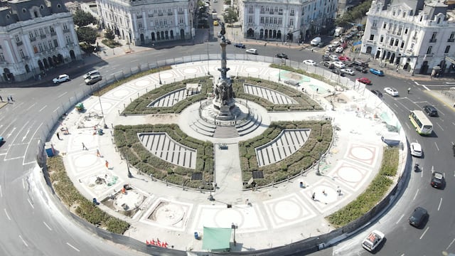 Plaza Dos de Mayo: el monumento a los héroes del combate recupera el aspecto que tenía en los años 20