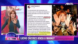 Magaly Medina le responde a Lucho Cáceres tras compartir una fotografía suya con esposas 
