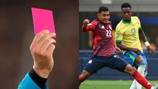 Se usó por primera vez la tarjeta rosa en la Copa América en el empate de Brasil vs. Costa Rica: ¿en qué situación se dio?