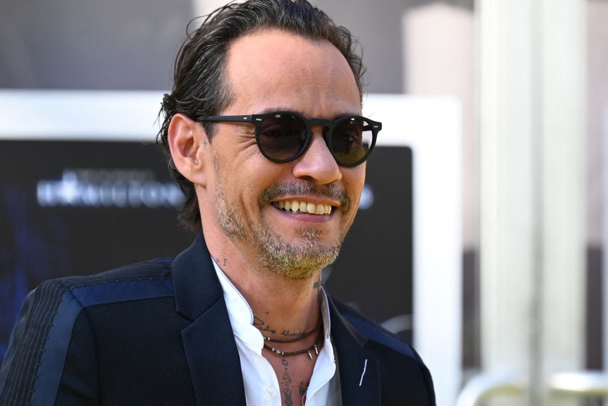 Marc Anthony se siente orgulloso de la familia que ha formado con Nadia Ferreira, a quien presume constantemente. Aquí una imagen del salsero en el estreno de la noche inaugural de "In The Heights" durante el Festival de Tribeca en el United Palace Theatre el 9 de junio de 2021 en la ciudad de Nueva York (Foto: Angela Weiss / AFP)