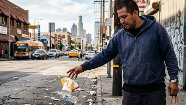 Tirar basura en las calles de Los Ángeles puede costarte caro: multas y sanciones
