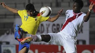 Sub 20: Perú perdió 2-1 ante Ecuador y pone en riesgo pase al hexagonal