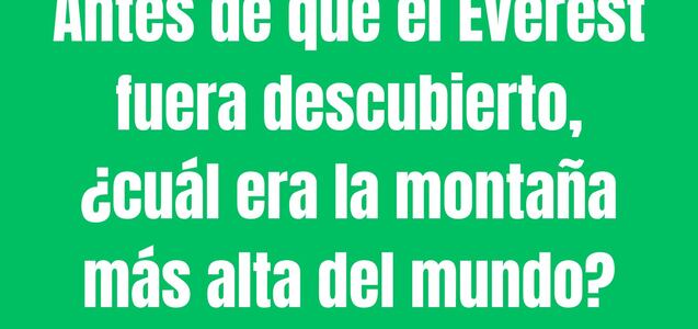 El 96% falló en su respuesta: ¿Podrás descifrar correctamente el enigma del Everest?