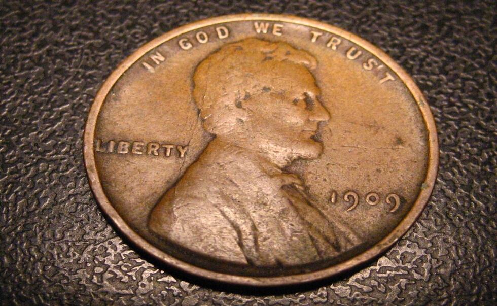 La moneda de 1909 con el rostro de Lincoln que vale más de 40 mil dólares. (Fuente: eBay)