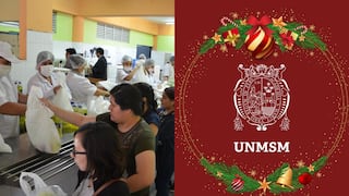 ¿En qué fecha la Universidad San Marcos repartirá desayunos y almuerzos a sus estudiantes por Navidad?