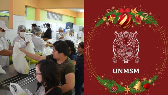 Cuándo la Universidad San Marcos ofrecerá desayunos y almuerzos a sus estudiantes por Navidad?