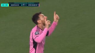 Apareció el ‘10′: Messi anotó el 1-2 de Inter Miami vs. Nashville por Concacaf Champions League | VIDEO