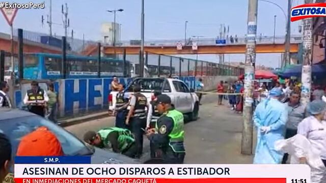 San Martín de Porres: sicario mata de ocho balazos a estibador del mercado de Caquetá