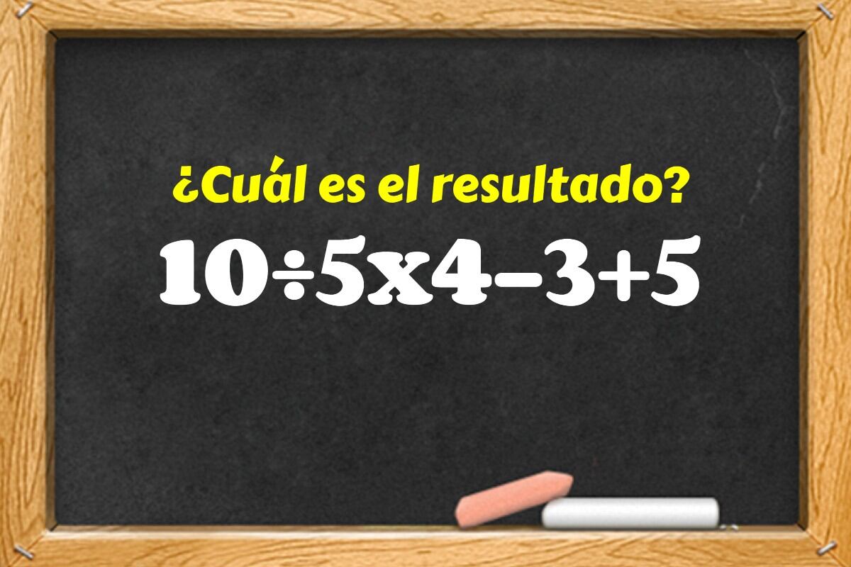 Aunque parece un cálculo sencillo, muchos se equivocan al resolverlo. (Imagen: El Comercio / Mag)