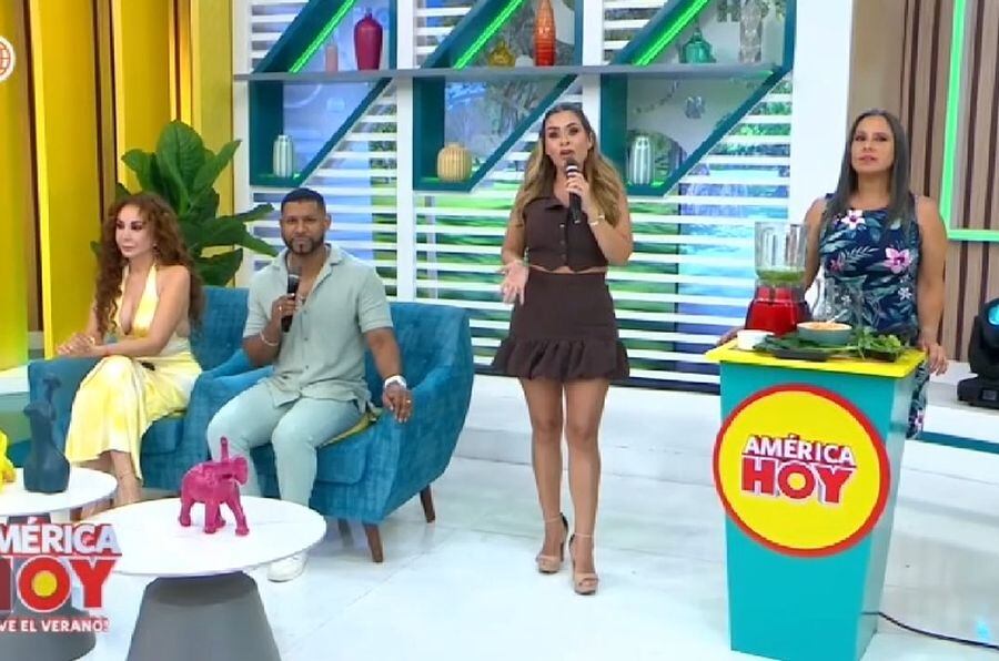 Las conductoras de "América Hoy" se mostraron nerviosas durante reciente sismo que se sintió en Lima. (Foto: Captura de video)