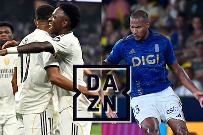 DAZN LaLiga TV transmitió el partido Real Oviedo vs. Real Madrid en España