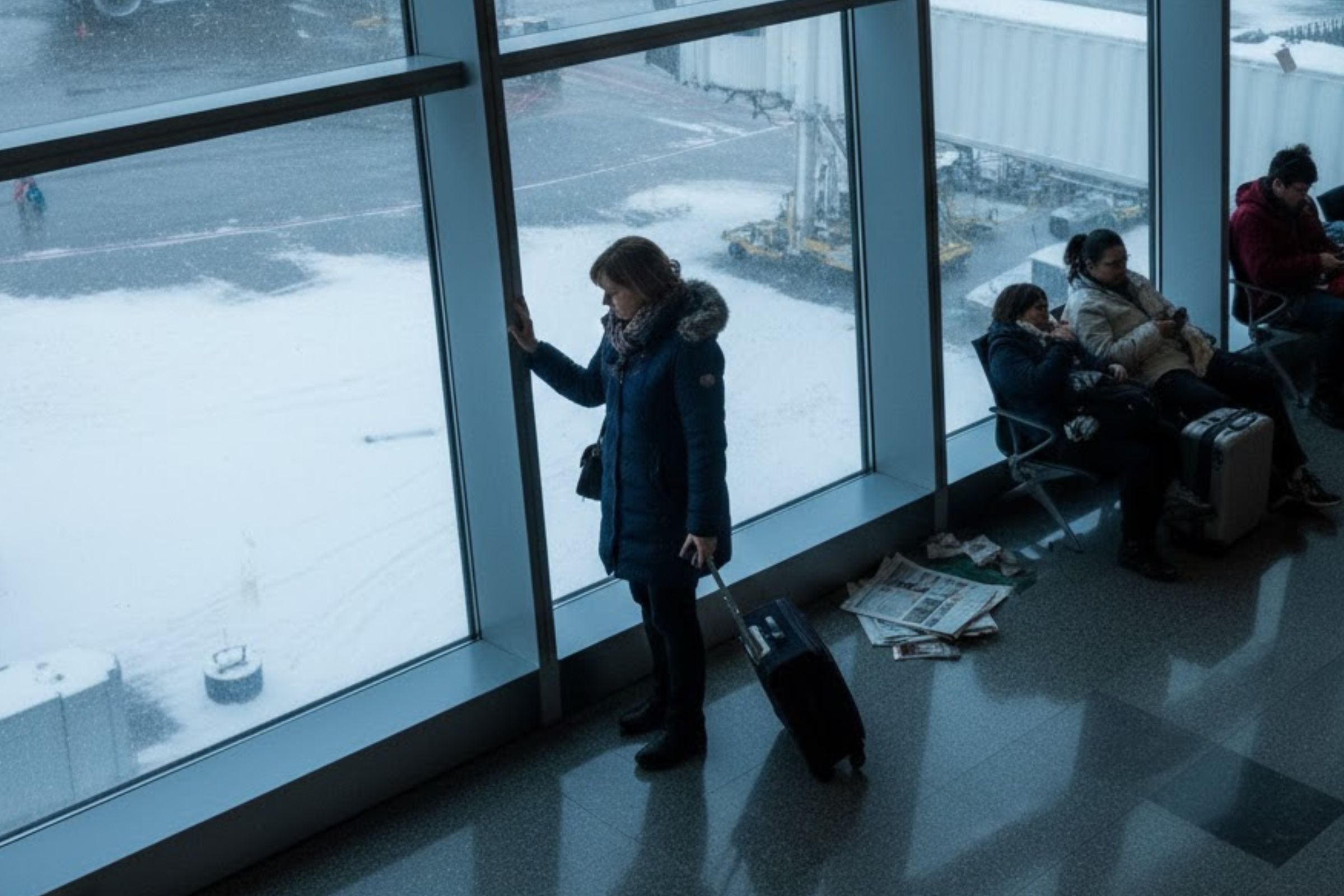 Debido a las condiciones climáticas en EE.UU., a muchos viajeros se les retrasan sus vuelos por razones de seguridad. (Crédito: Imagen creada por El Comercio MAG usando la IA de 'Gemini')