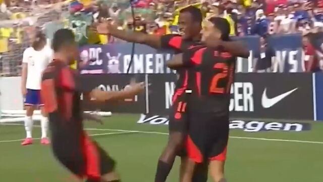 Antes de los 10 minutos: Jhon Arias anota el 1-0 de Colombia vs Estados Unidos por partido amistoso | VIDEO
