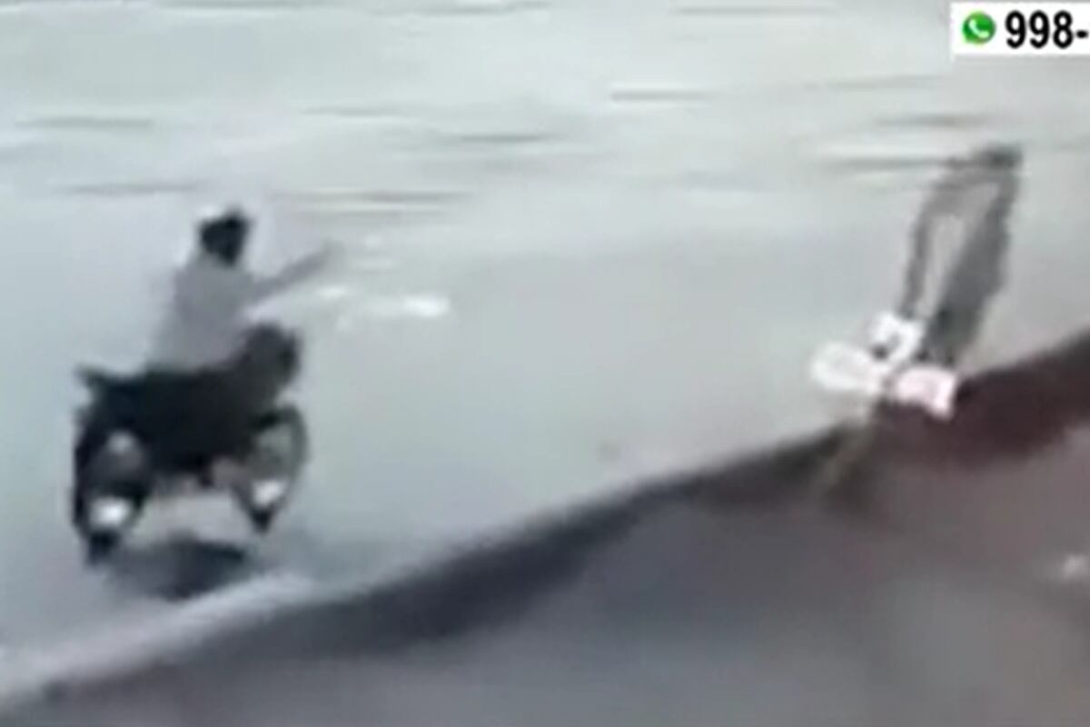 Un hombre fue atacado a balazos por un sujeto desconocido. (Foto: Captura/América Noticias)