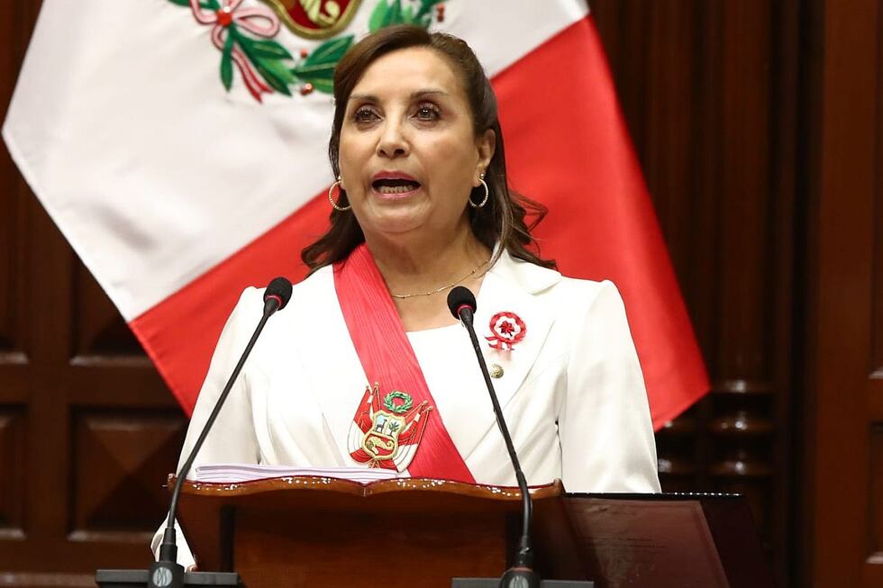 La presidenta enfocó la parte inicial y final de su discurso a pedir diálogo, consensos y una reconciliación nacional. (Foto: jorge.cerdan/@photo.gec)