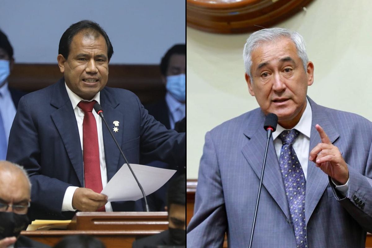 Edgar Tello y José Elías ahora son integrantes de Podemos Perú y APP respectivamente. (Foto: Congreso)