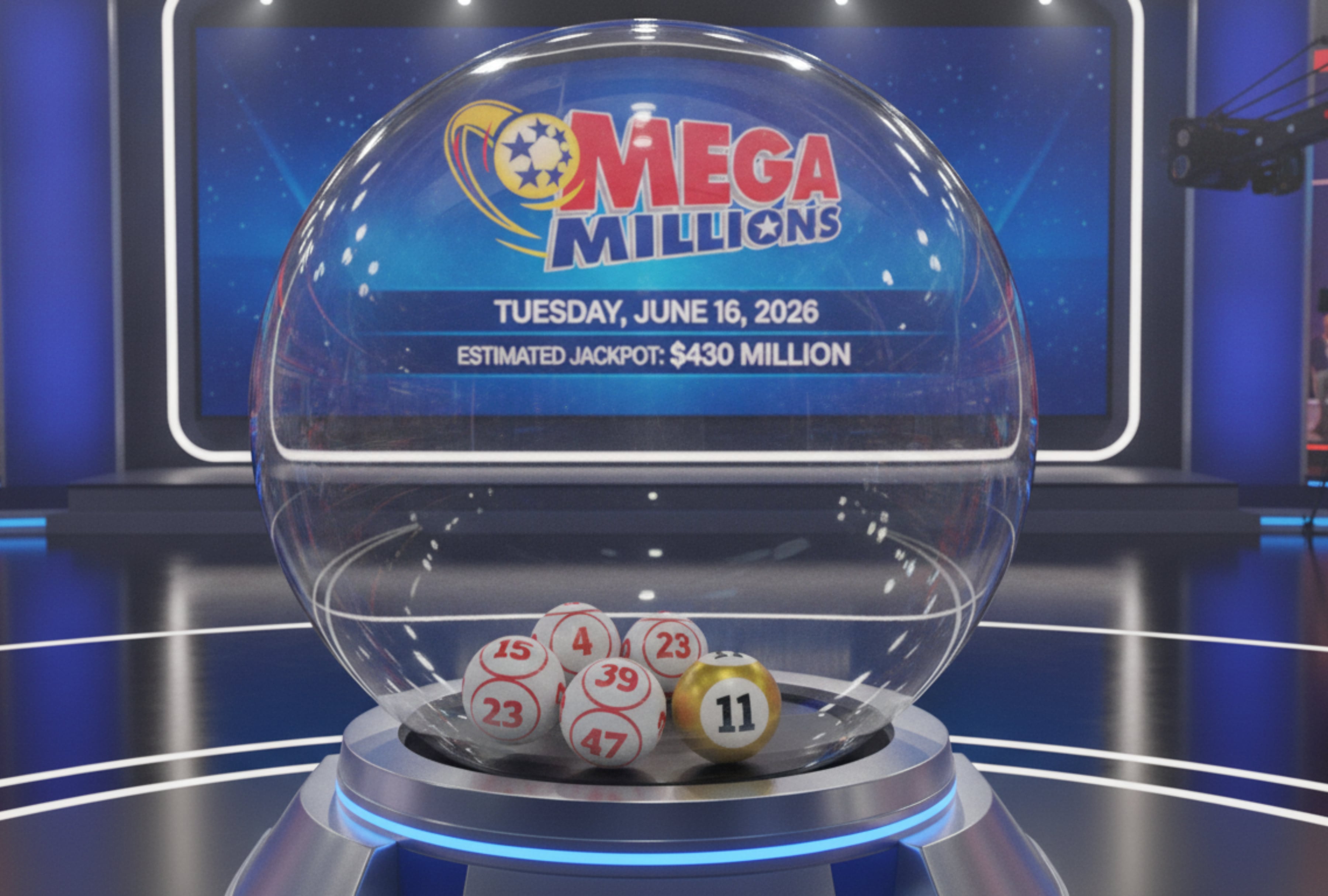 Números ganadores del Mega Millions: mira los resultados del sorteo del martes 16 de junio 2026 con premio mayor de 430 millones de dólares