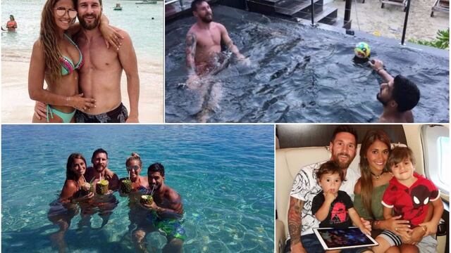 Lionel Messi volvió a Barcelona: las postales de su luna de miel al lado de su bella esposa