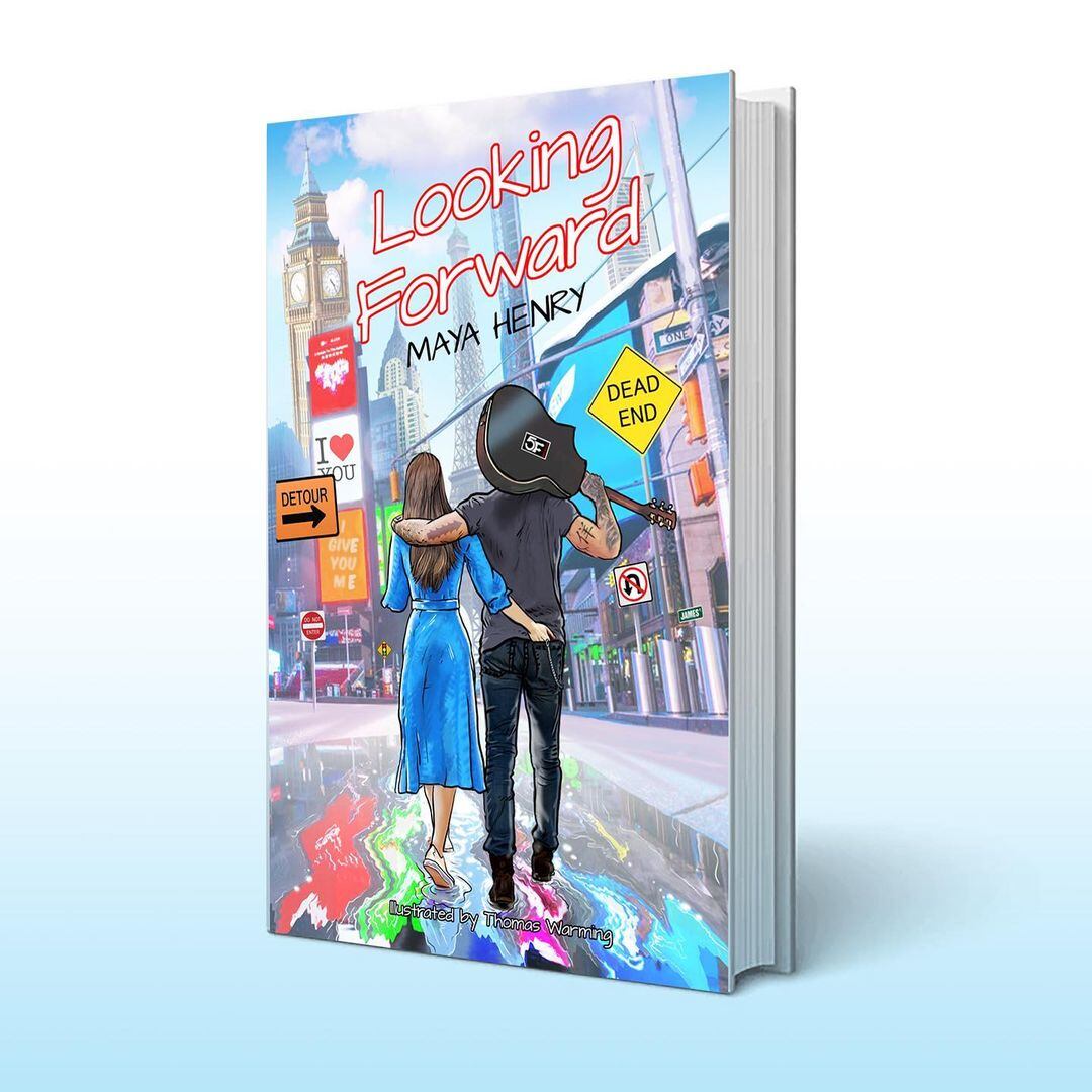La portada de “Looking Forward”, libro que Maya Henry publicó en mayo del 2024 (Foto: @maya_henry / Instagram)