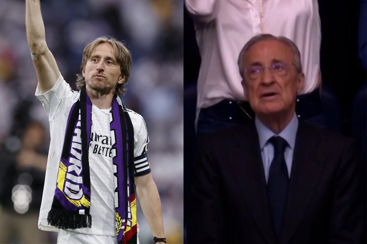 El presidente de la ‘Casa Blanca’ se emocionó durante el discurso de despedida de Luka Modric, y no pudo evitar las lágrimas.