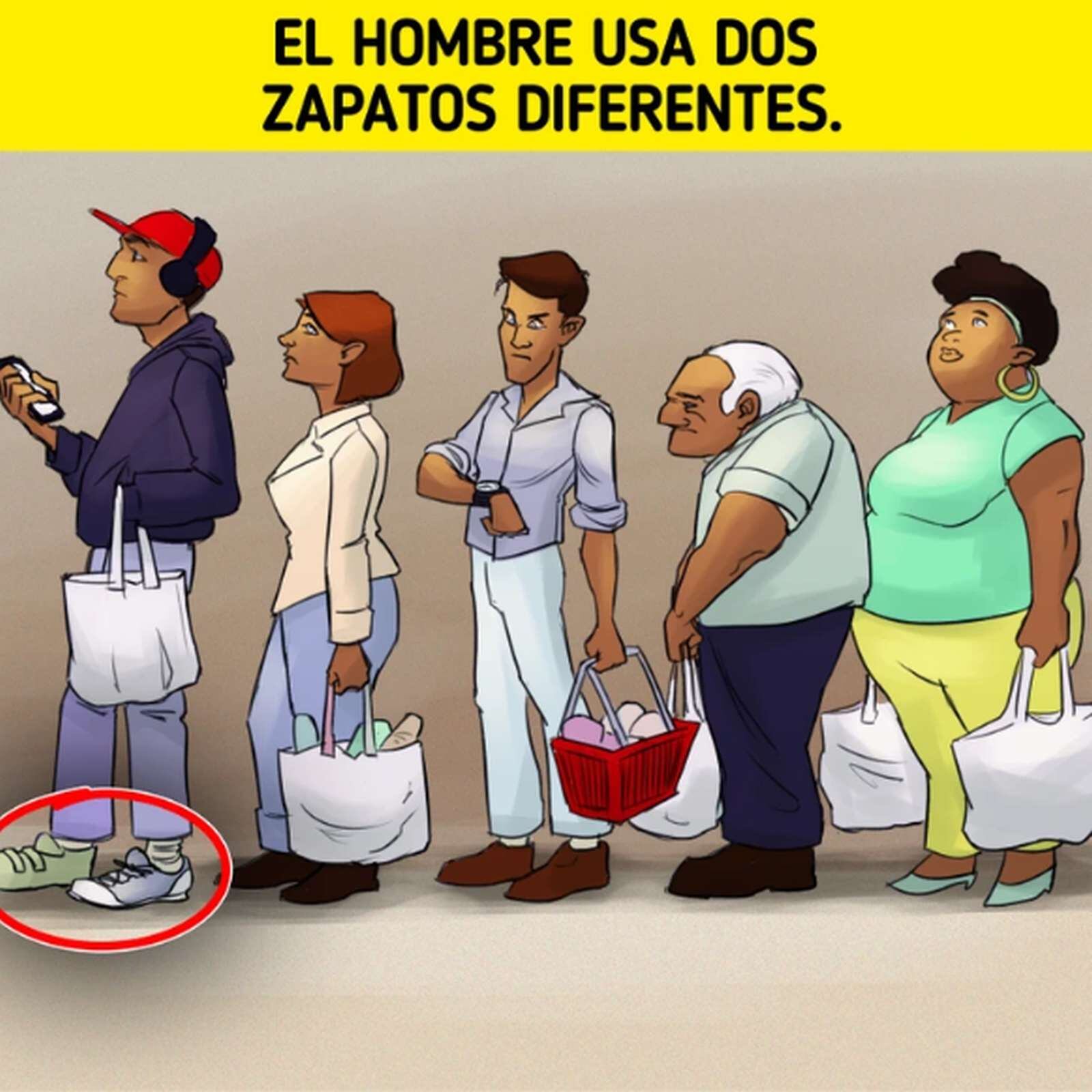 RETO VISUAL | En esta imagen se indica cuál es la equivocación. (Foto: genial.guru)