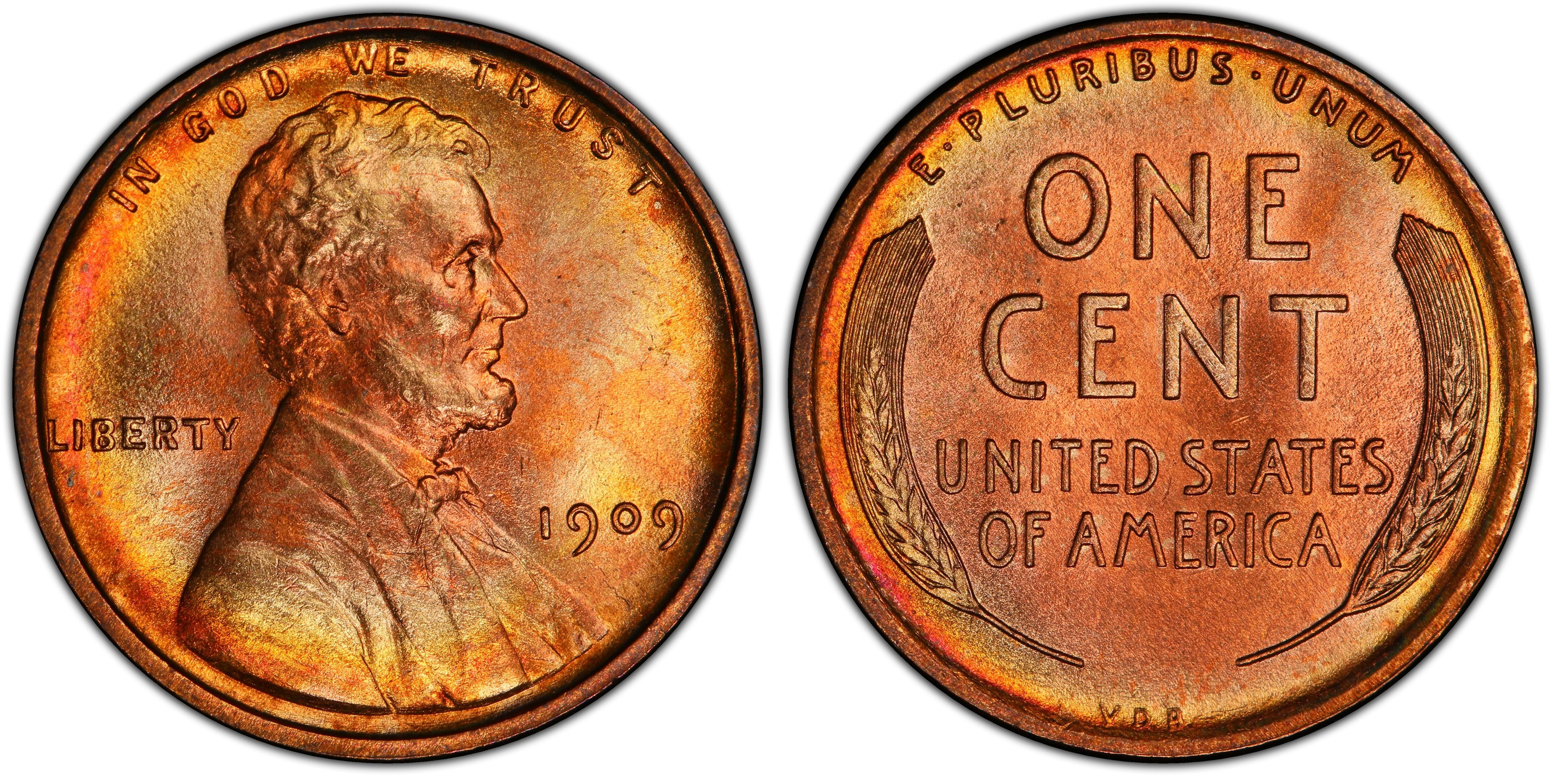 No todas las monedas de 1 centavo de Lincoln tienen las iniciales VDB (Foto: PGCS)