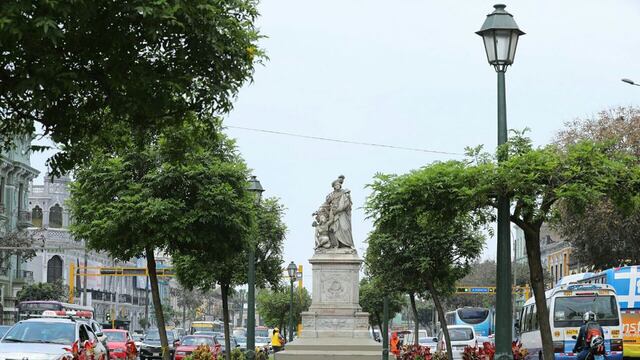 Inauguración de la estatua de Colón