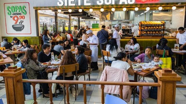 ¿Cuál es el centro comercial en donde Siete Sopas inauguró un nuevo local de su formato Express?.