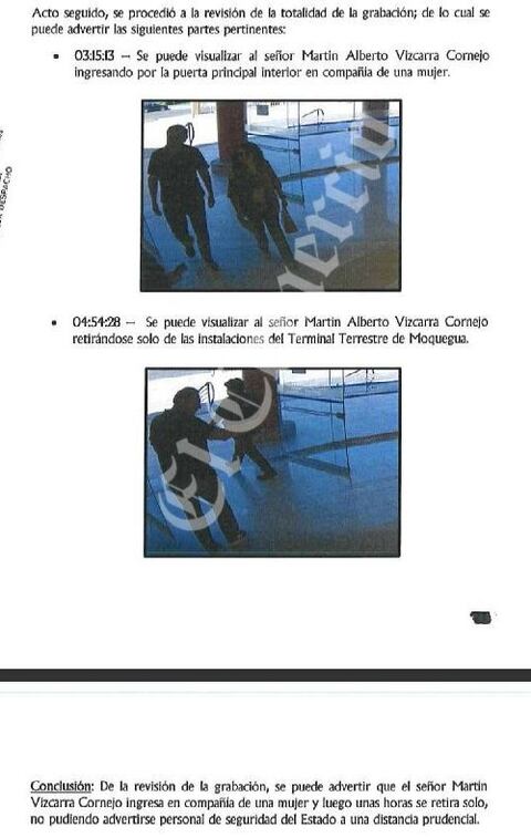 Segundo ingreso y segunda salida de Martín Vizcarra del terminal