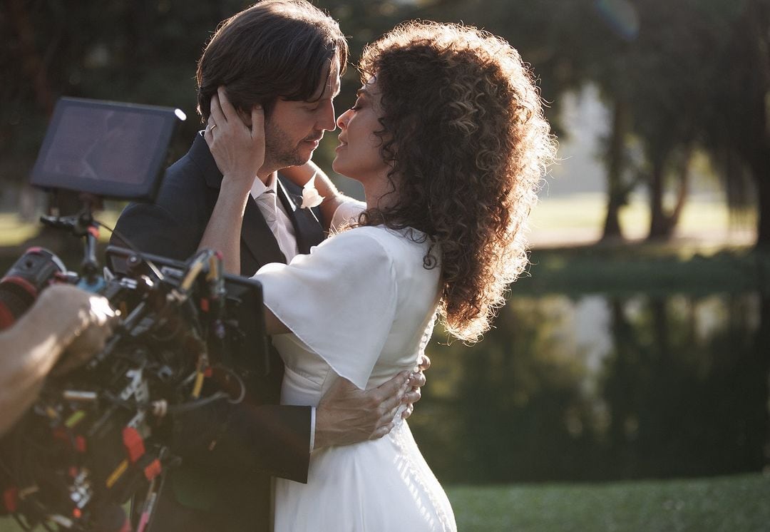 Juliana Paes en el detrás de cámaras de la telenovela "Mentiras desesperadas" de Netflix (Foto: @julianapaes / Instagram)