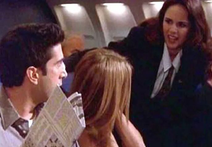 La actriz Lisa Cash en "Friends".