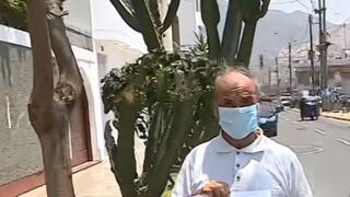 Los Olivos: anciano con secuelas de COVID-19 sufre el robo de su auto cuando recogía su pavo: “No sé de qué vivir” | VIDEO 