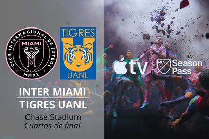 Apple TV transmitió el partido Inter Miami 2-1 Tigres por Leagues Cup 2025